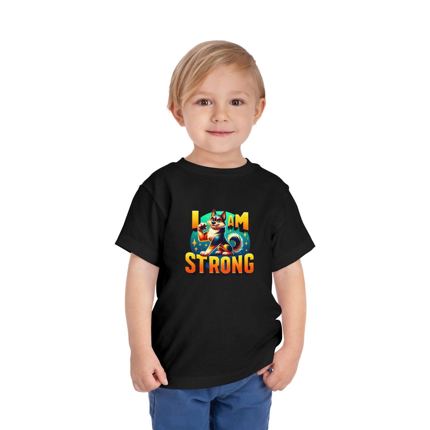 Dog Flex | I AM STRONG | Toddler Graphic Tees | 61JP-T