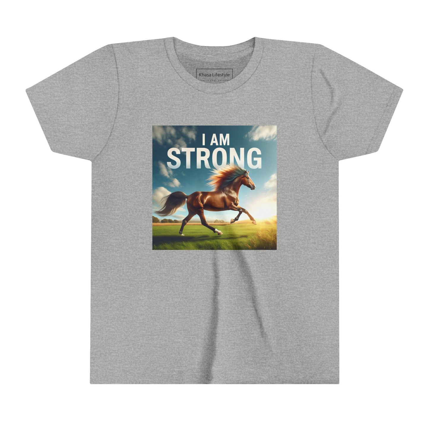 Horse | I AM STRONG | Youth Graphic Tees | #670-7e6-Y