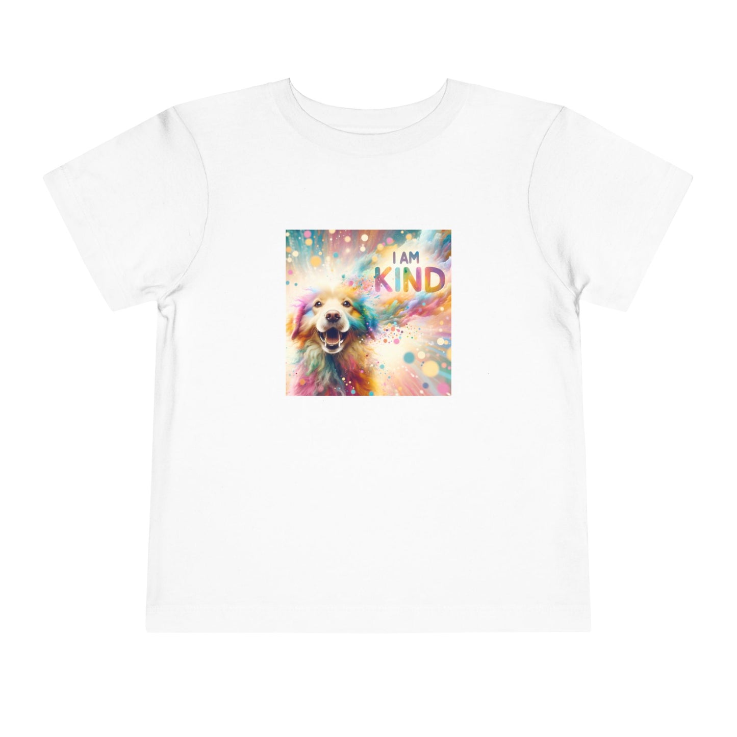 Burst of Color Dog | I AM KIND | Toddler Graphic Tees | 4VT-T