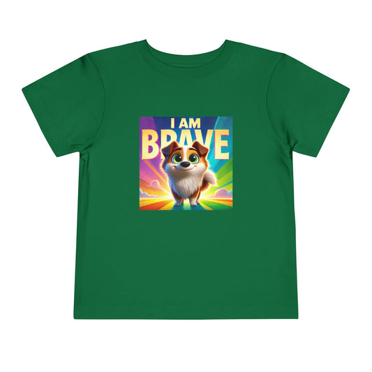 Rainbow Dog | I AM BRAVE | Toddler Graphic Tees | 58KE-T