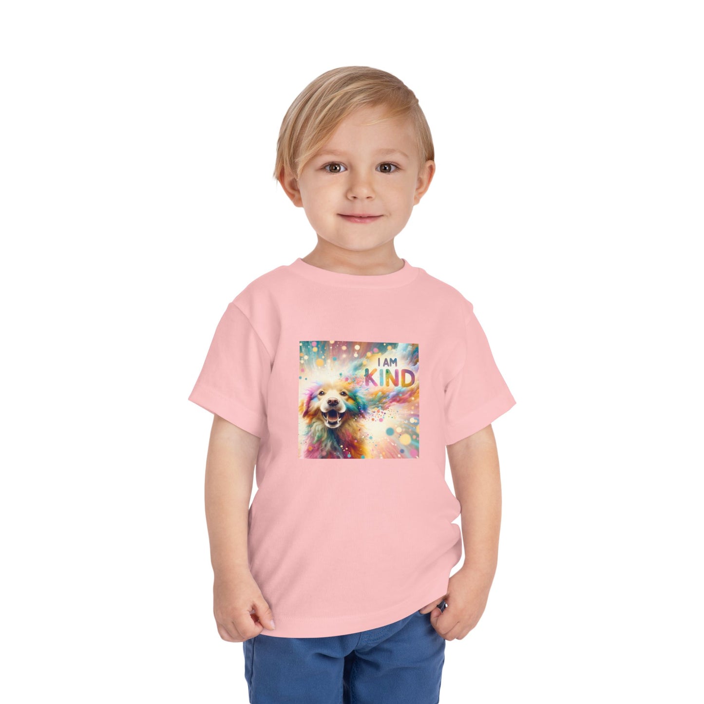 Burst of Color Dog | I AM KIND | Toddler Graphic Tees | 4VT-T