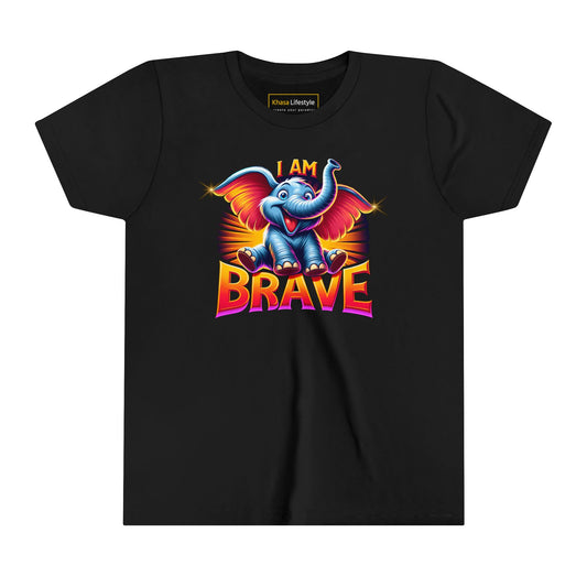 Happy Elephant | I AM BRAVE | Youth Graphic Tees | 69RF-Y