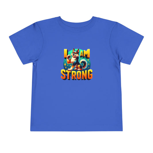 Dog Flex | I AM STRONG | Toddler Graphic Tees | 61JP-T