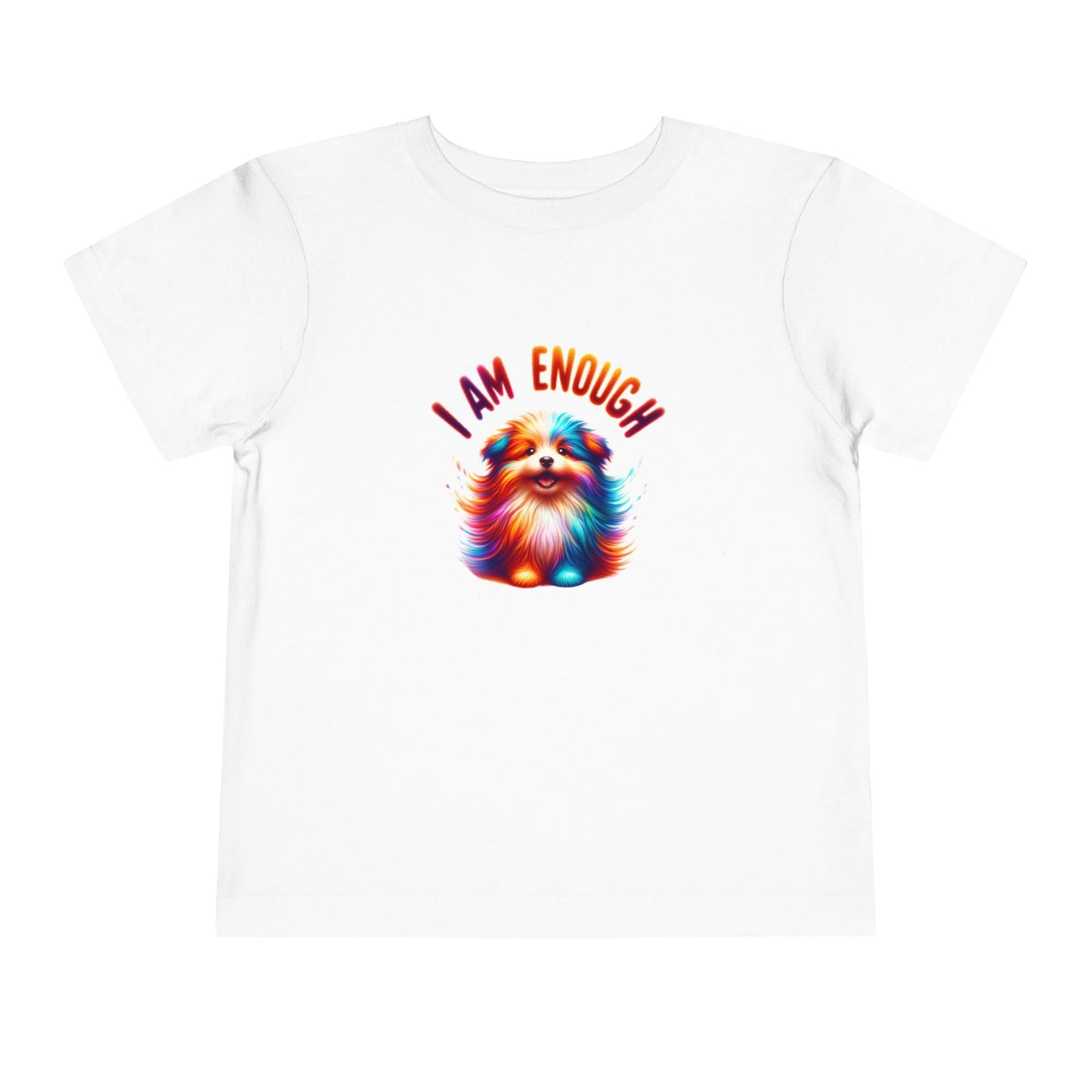 Vibrant Pup | I AM ENOUGH | Toddler Graphic Tees | 35PS-T