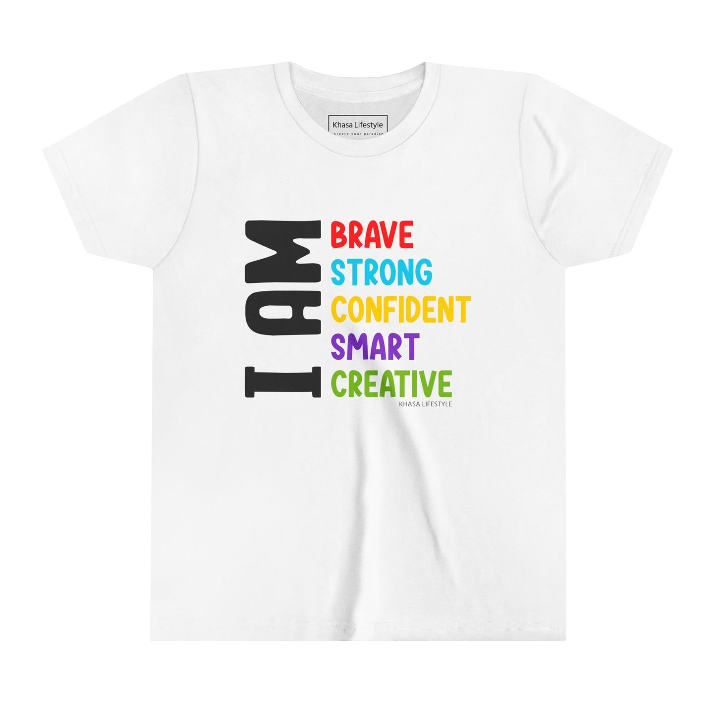 List of Affirmations | Youth Graphic Tees | 53MV-Y