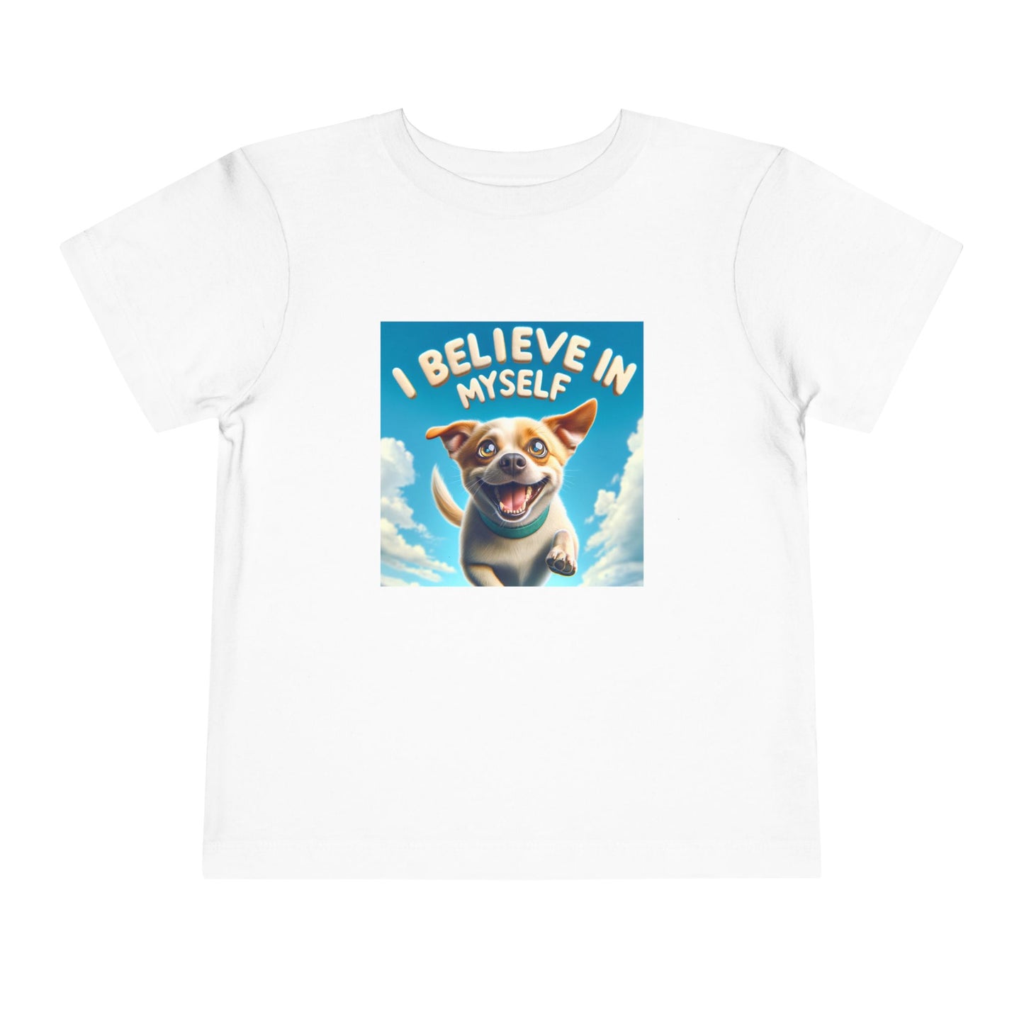 Dog in Sky | I BELIEVE IN MYSELF | Toddler Graphic Tees | 97MM-T