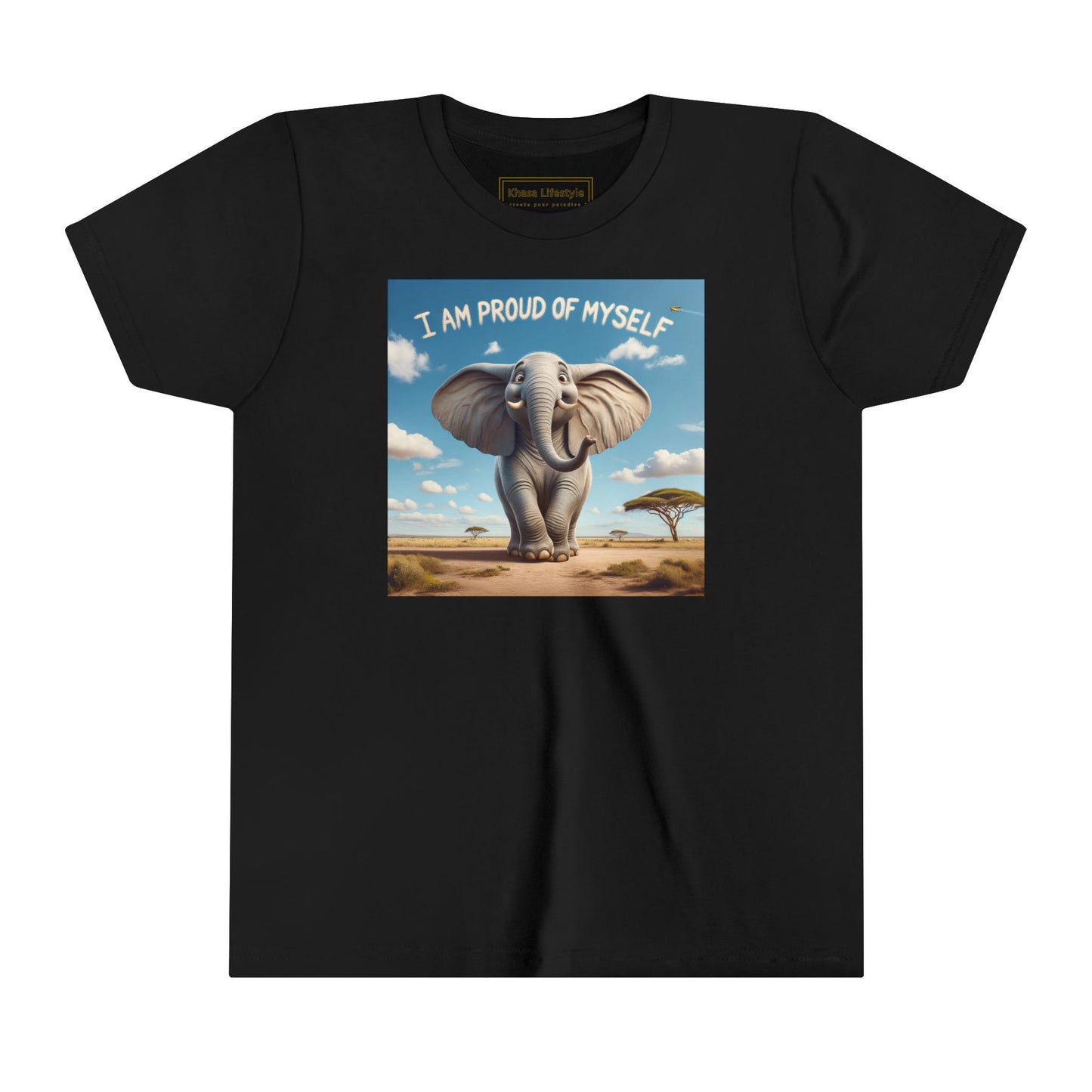 Elephant | I AM PROUD OF MYSELF | Youth Graphic Tees | #67-ff-Y