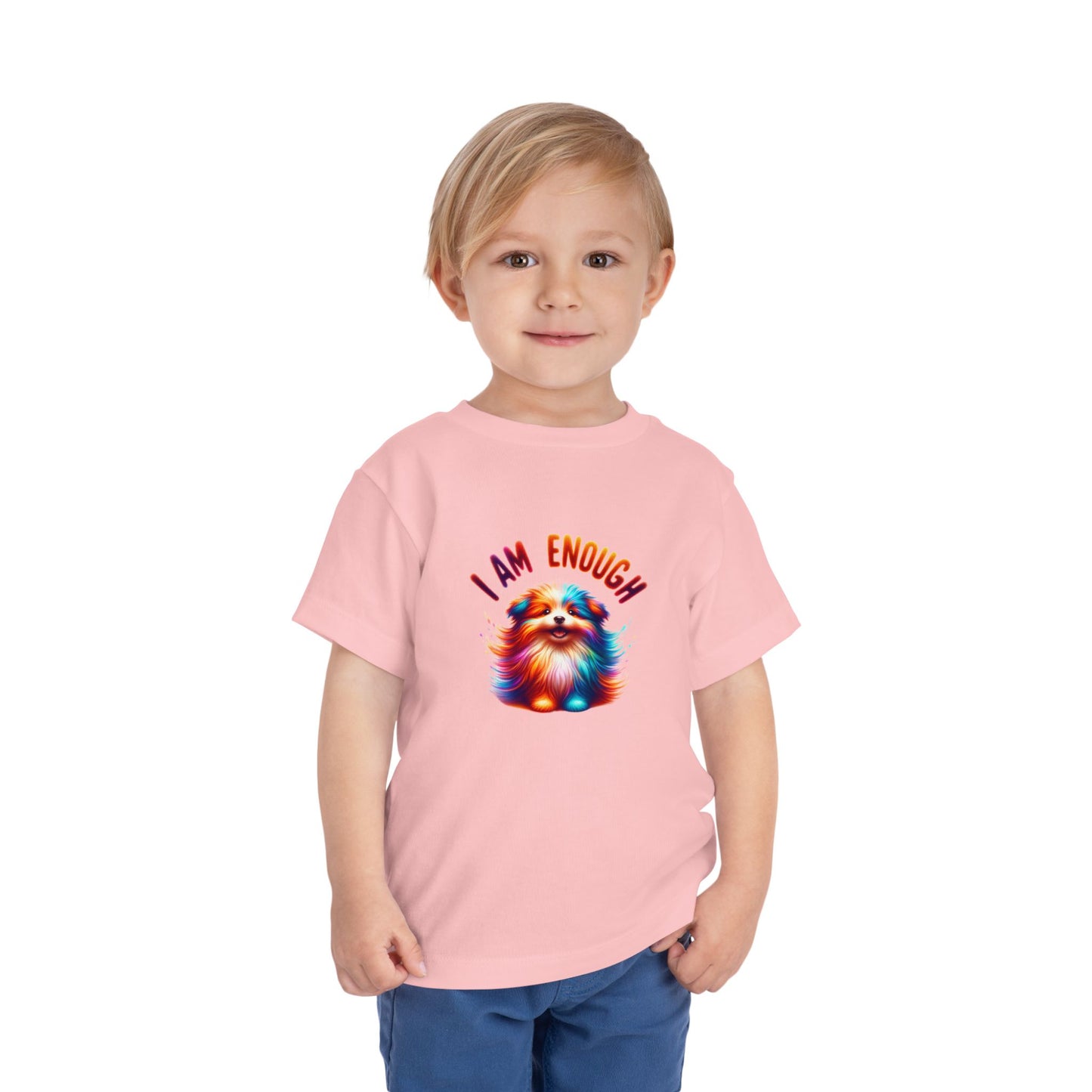 Vibrant Pup | I AM ENOUGH | Toddler Graphic Tees | 35PS-T