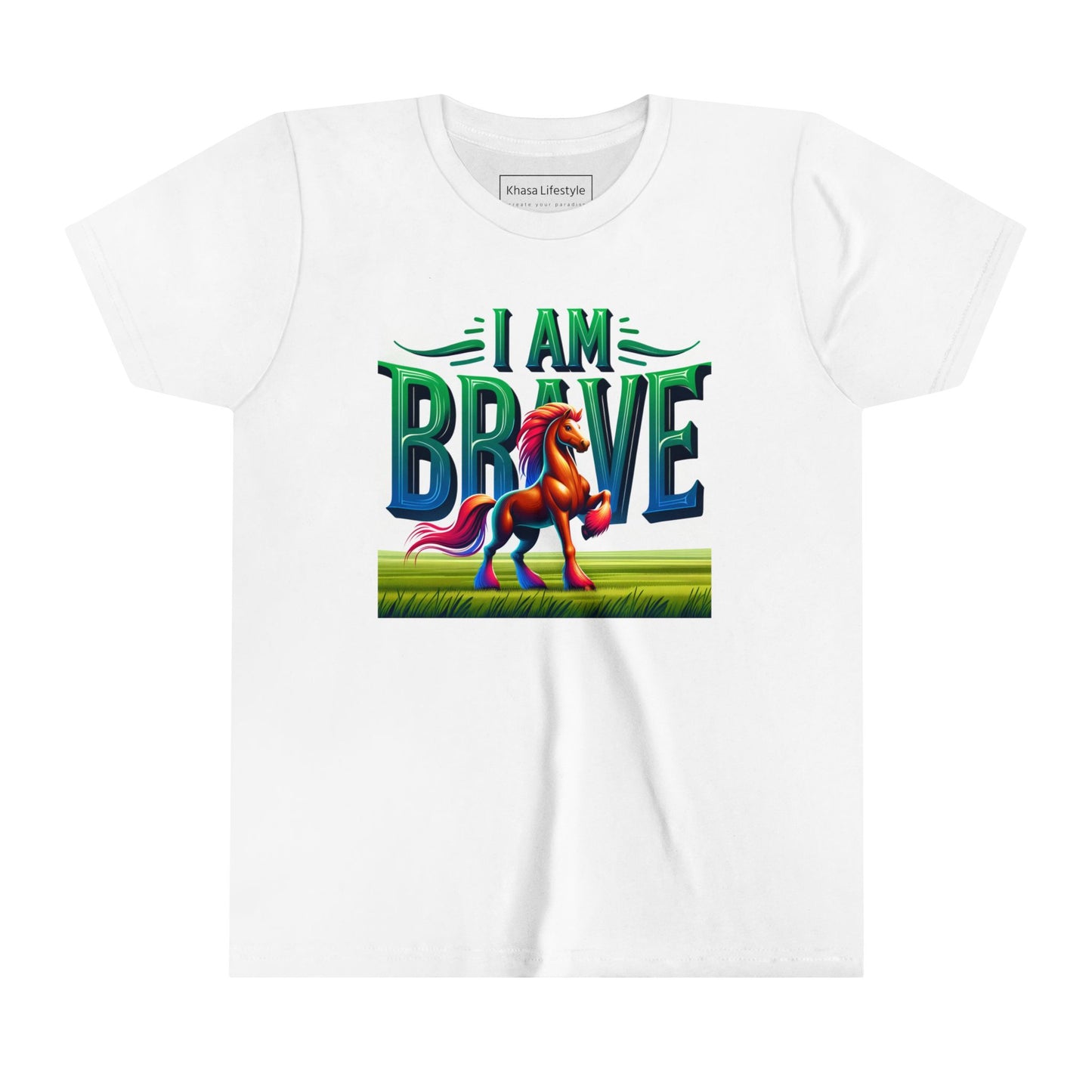 Horse | I AM BRAVE | Youth Graphic Tees | 50VN-Y