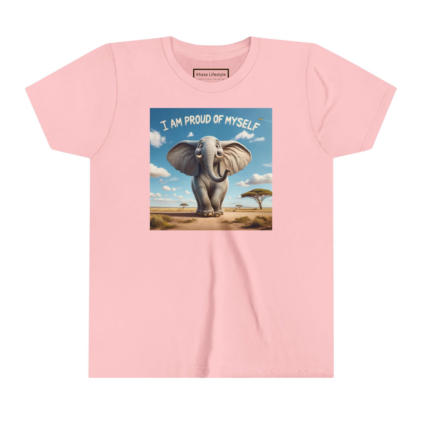 Elephant | I AM PROUD OF MYSELF | Youth Graphic Tees | #67-ff-Y