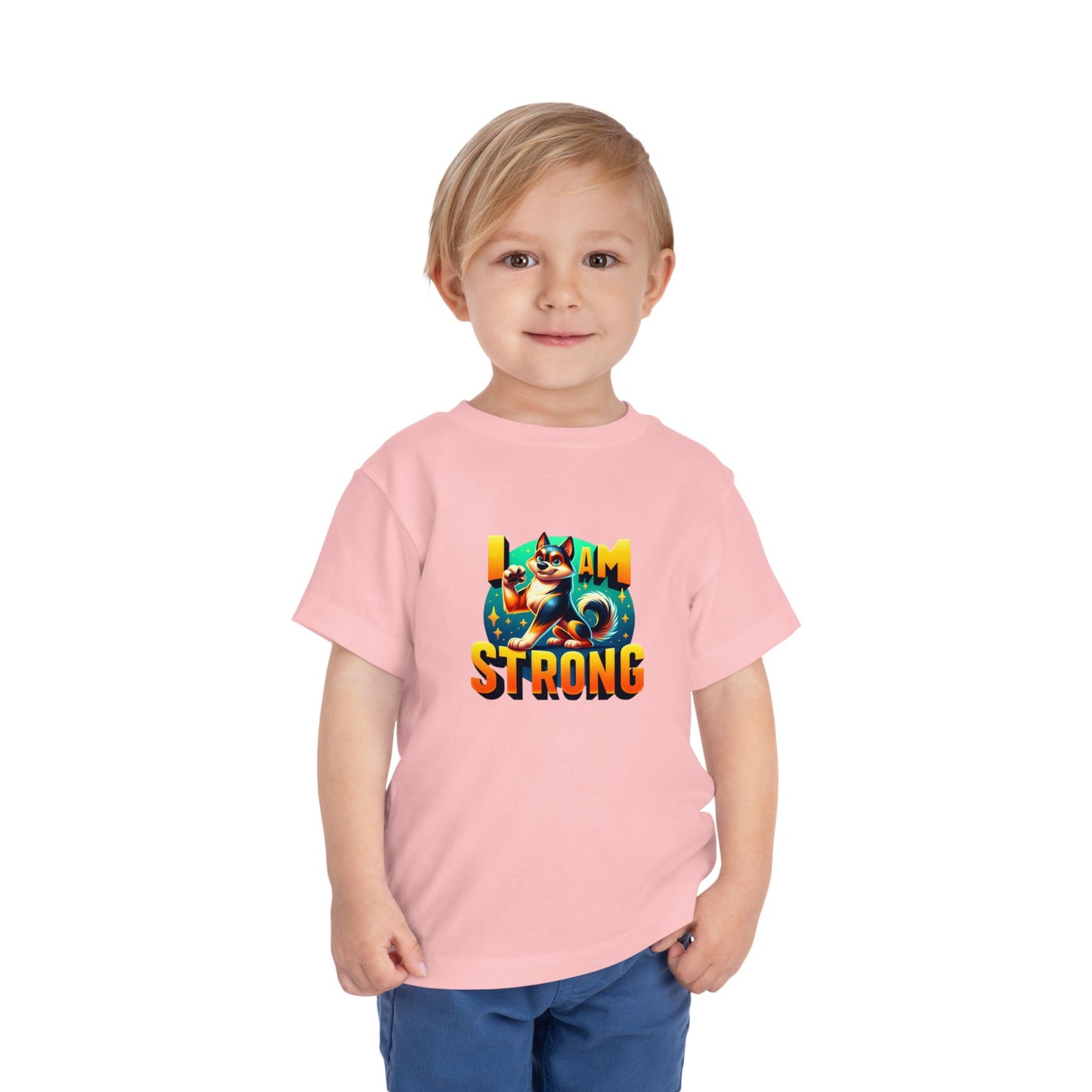 Dog Flex | I AM STRONG | Toddler Graphic Tees | 61JP-T