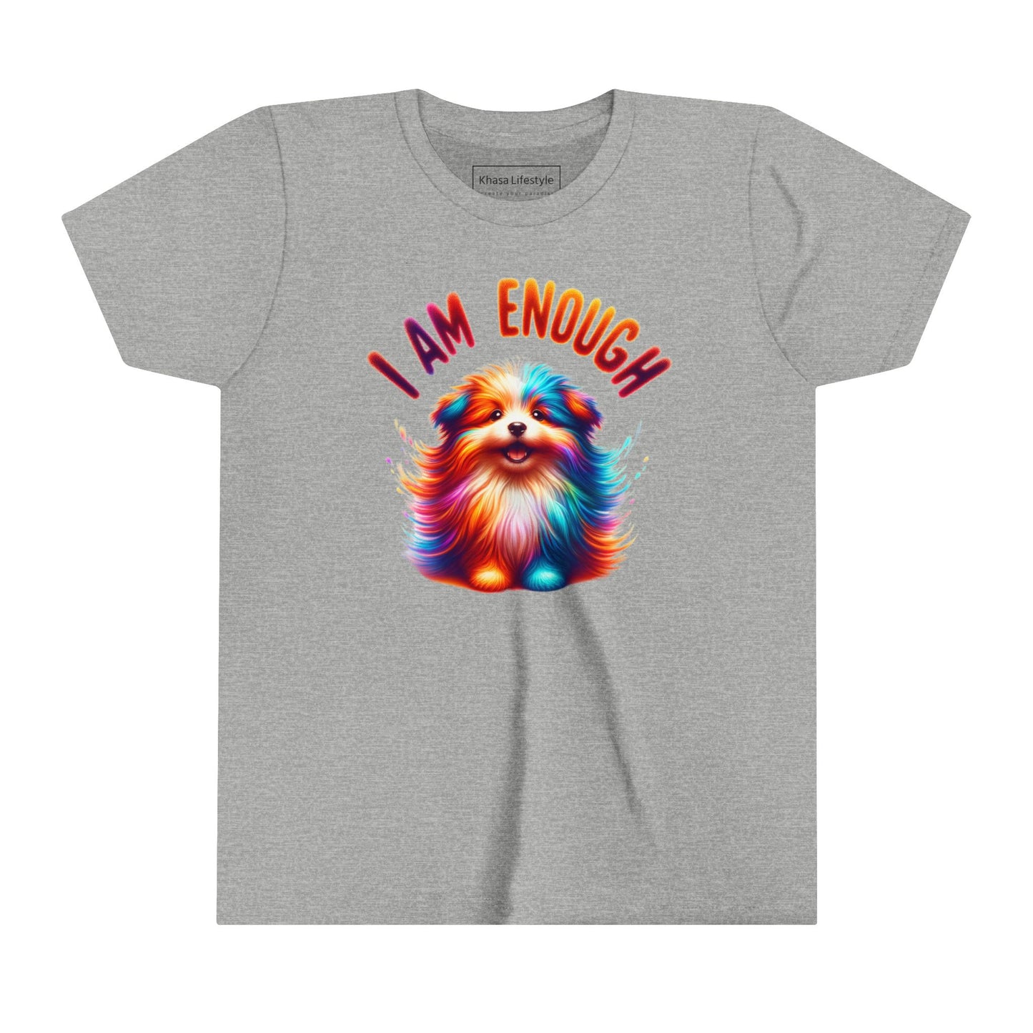 Vibrant Dog | I AM ENOUGH | Youth Graphic Tees | 35PS-Y