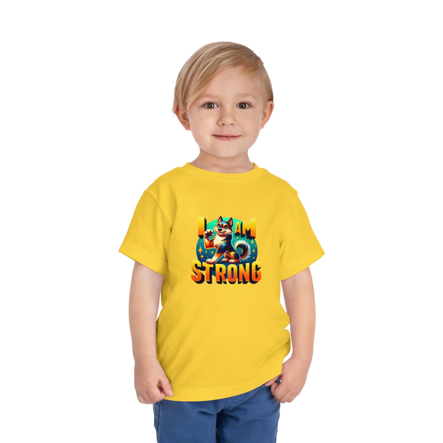 Dog Flex | I AM STRONG | Toddler Graphic Tees | 61JP-T