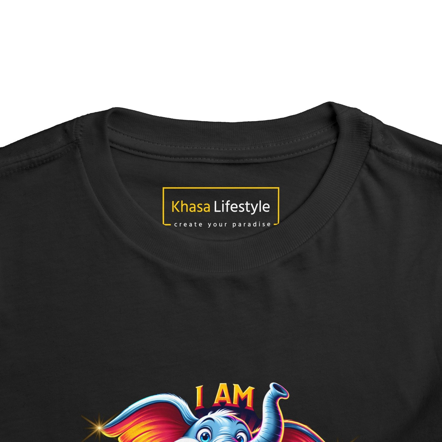 Happy Elephant | I AM BRAVE | Toddler Graphic Tees | 69RF-T