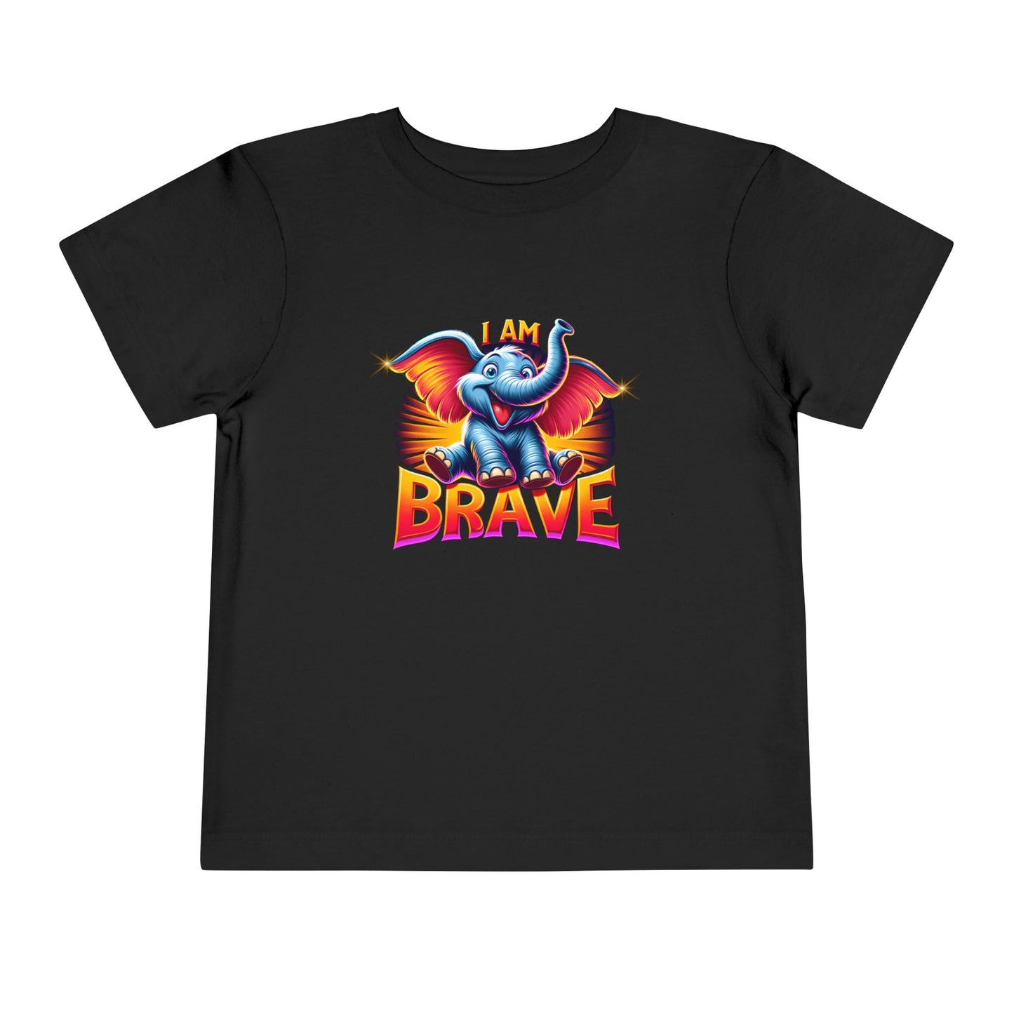 Happy Elephant | I AM BRAVE | Toddler Graphic Tees | 69RF-T