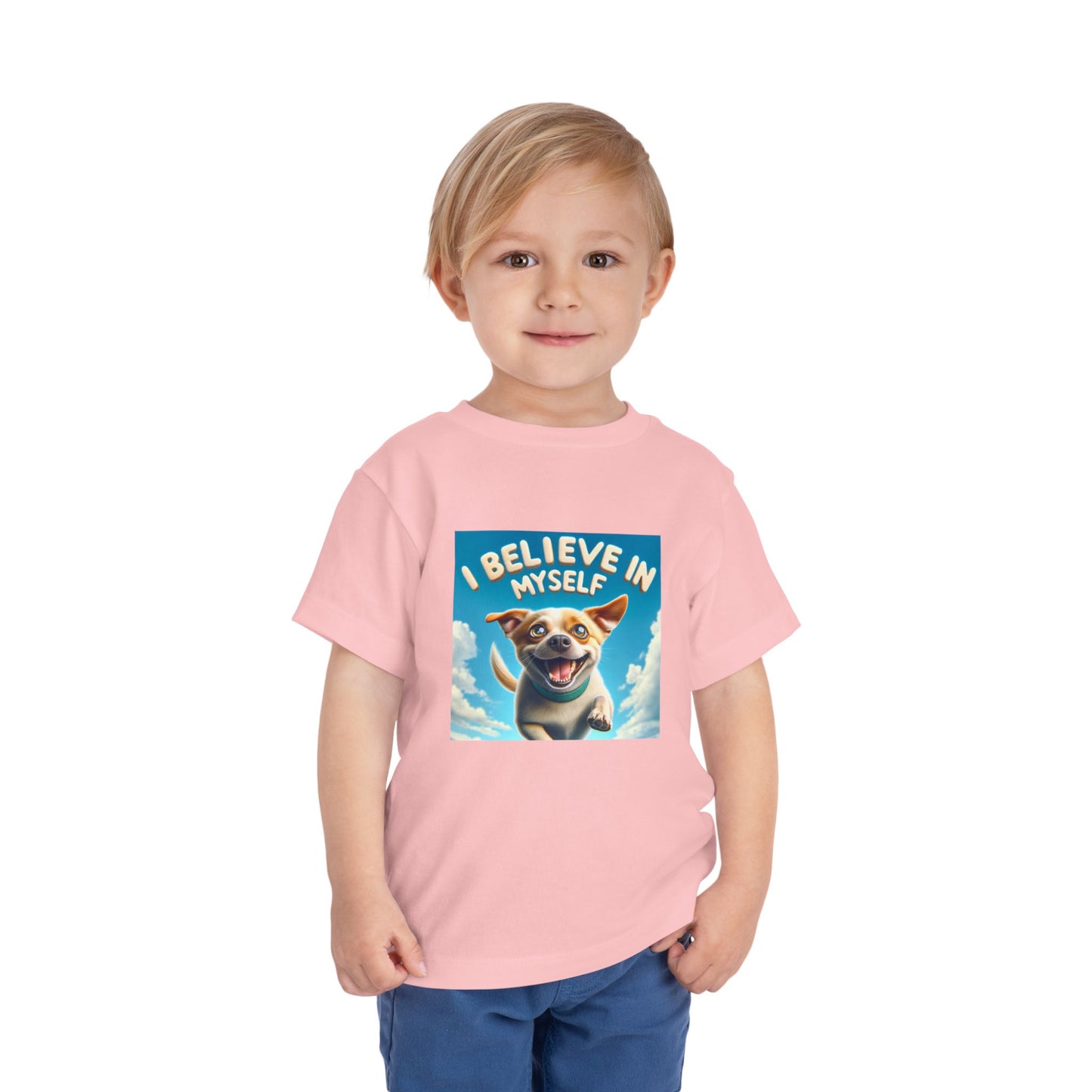 Dog in Sky | I BELIEVE IN MYSELF | Toddler Graphic Tees | 97MM-T