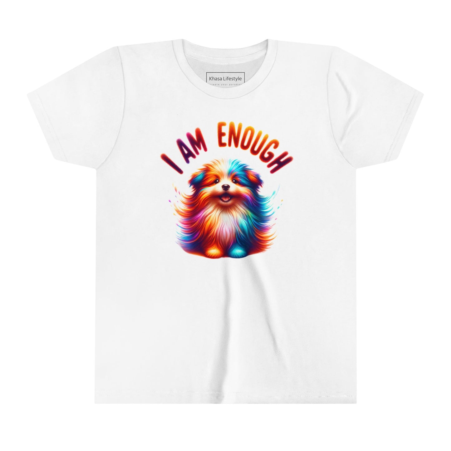 Vibrant Dog | I AM ENOUGH | Youth Graphic Tees | 35PS-Y