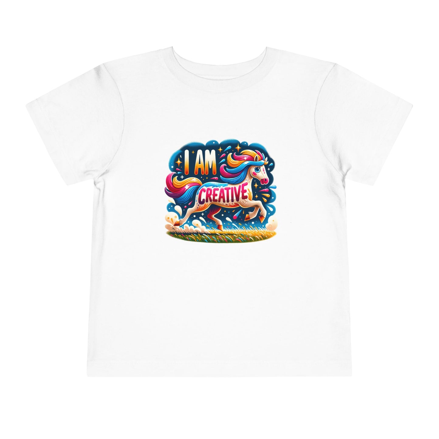 Unicorn Horse | I AM CREATIVE | Toddler Graphic Tees | 74RG-T