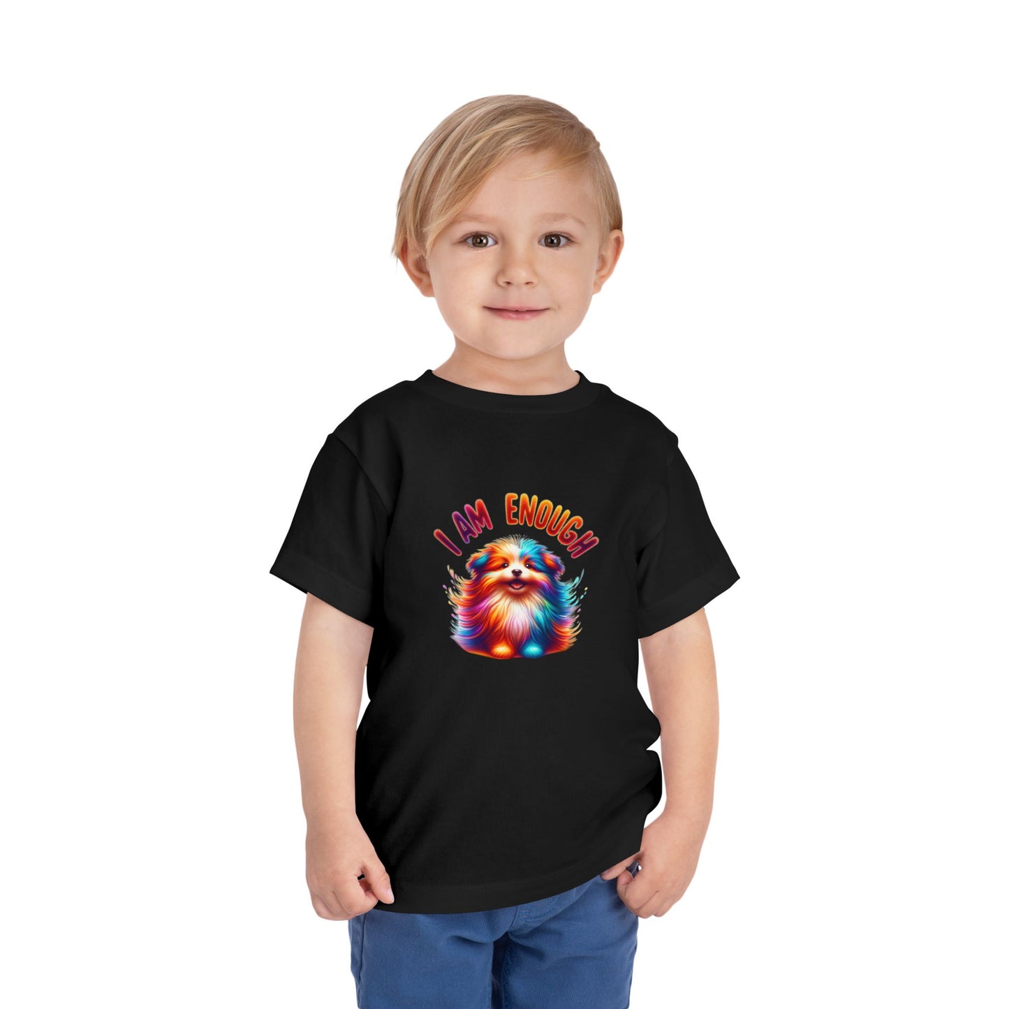 Vibrant Pup | I AM ENOUGH | Toddler Graphic Tees | 35PS-T