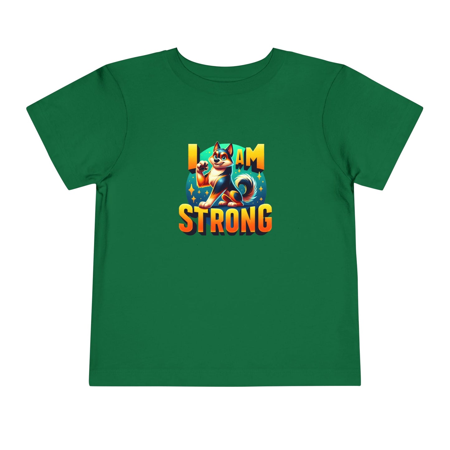 Dog Flex | I AM STRONG | Toddler Graphic Tees | 61JP-T