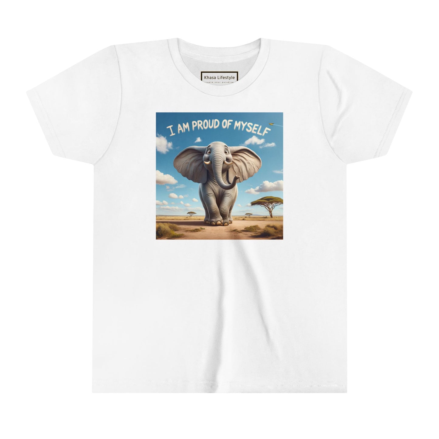 Elephant | I AM PROUD OF MYSELF | Youth Graphic Tees | #67-ff-Y