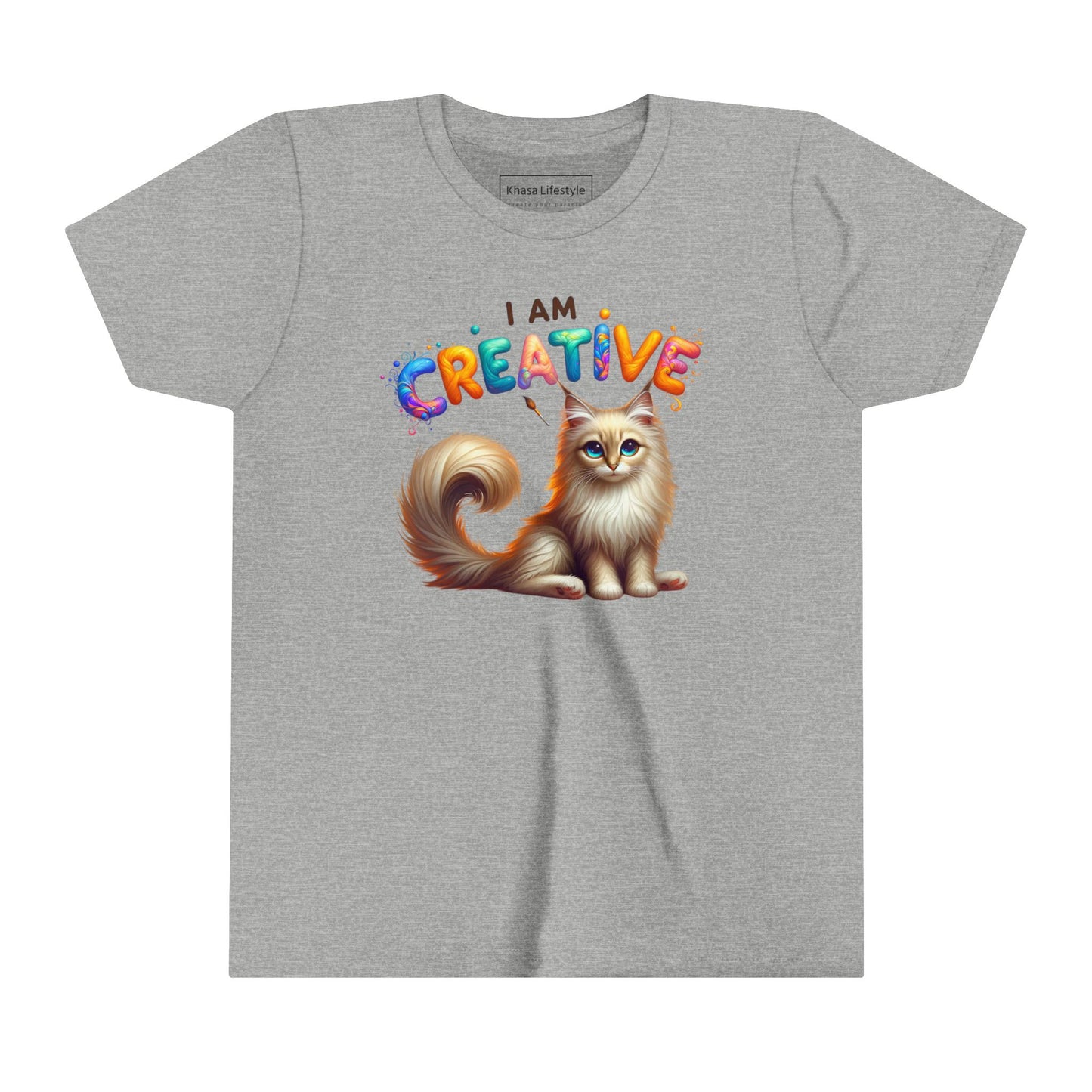 Creative Cat | I AM CREATIVE | Youth Graphic Tees | 37FM-Y