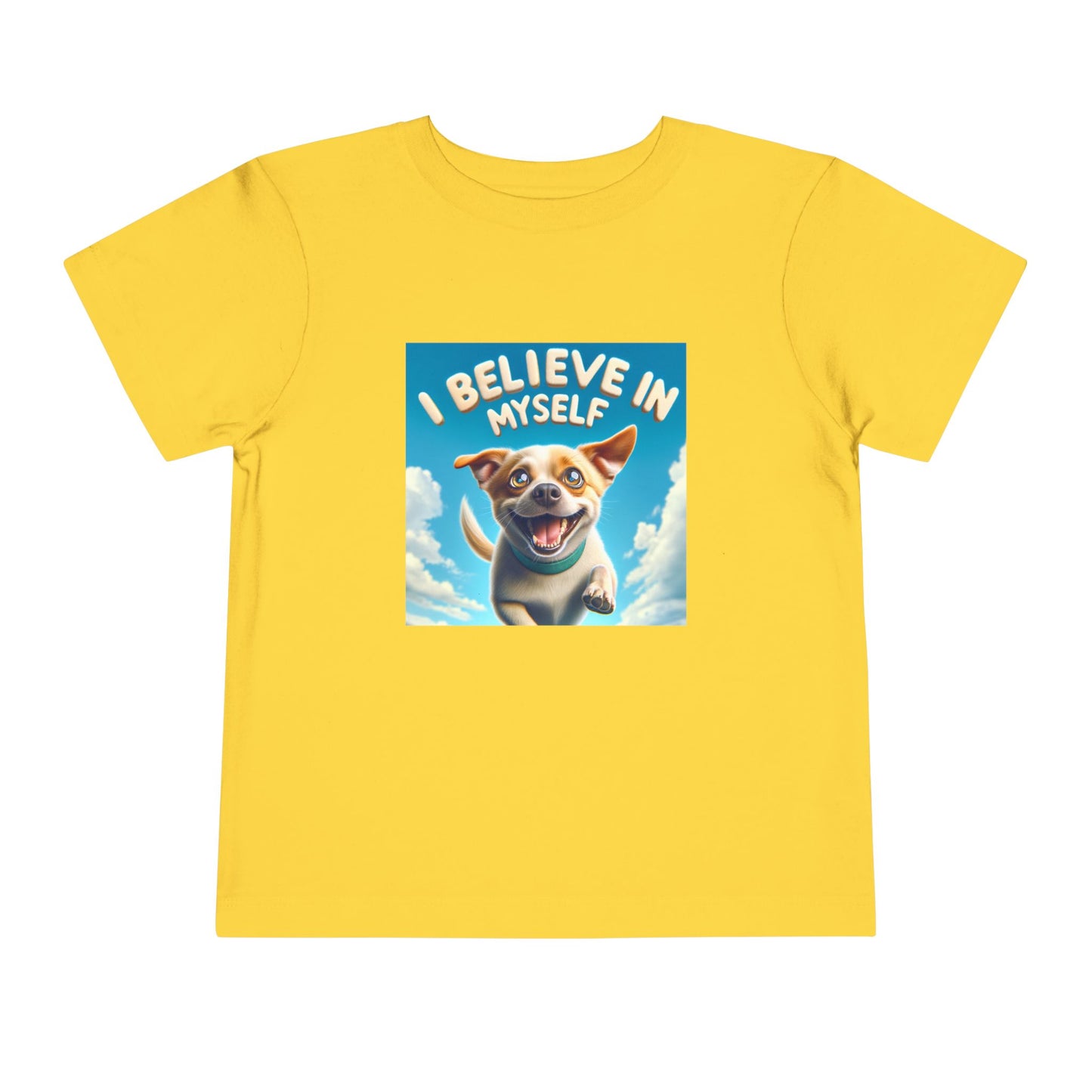 Dog in Sky | I BELIEVE IN MYSELF | Toddler Graphic Tees | 97MM-T